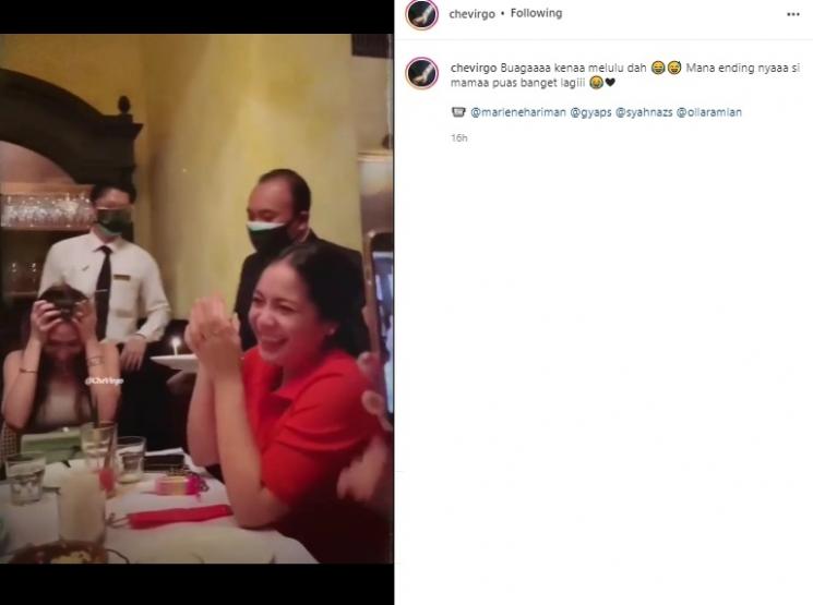 Nagita Slavina cs ngerjain Ayu Dewi. (Instagram)