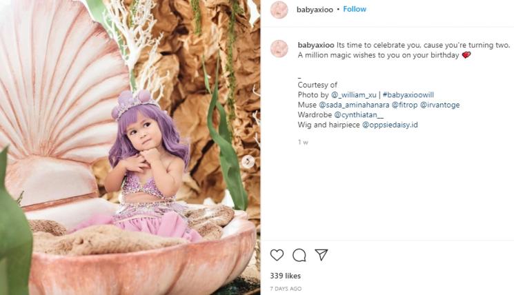 Sada Amina Hanara. (Instagram/@babyaxioo)