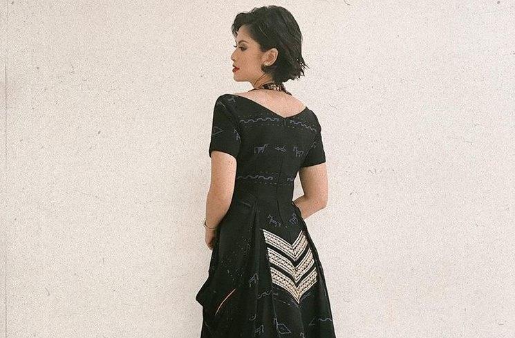 Potret Hana Saraswati 'Buku Harian Seorang Istri' di Anugerah LSF. (Instagram/@hanahaho)