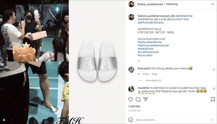 Kado Mewah Atta Halilintar saat Ultah. (Instagram/fashion_aureliehermansyah_atta)