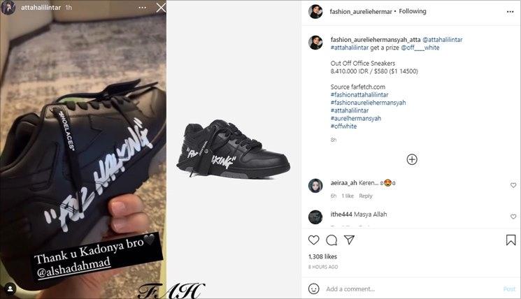 Kado Mewah Atta Halilintar saat Ultah. (Instagram/fashion_aureliehermansyah_atta)