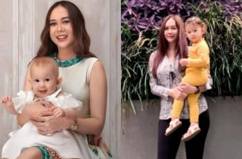 7 Potret Aura Kasih Momong Anak, Hot Mom yang Tangguh!