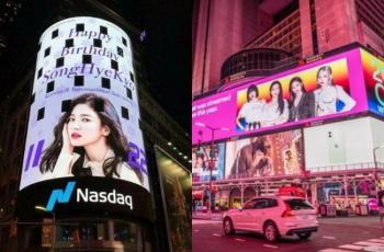 8 Artis Korea Mejeng di New York Times Square, Taeyong NCT Datangi Langsung