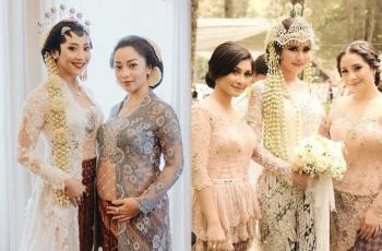 Intip 7 Potret Gaya Artis di Pernikahan Adik, Cantiknya Memukau!