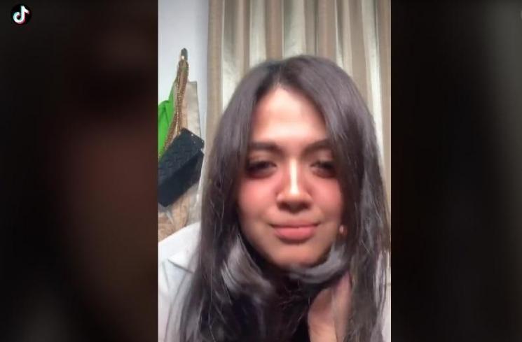 Tya sepupu Vanessa Angel. (TikTok/chyntialendyy)