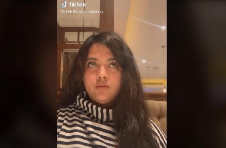 Tya sepupu Vanessa Angel. (TikTok/chyntialendyy)