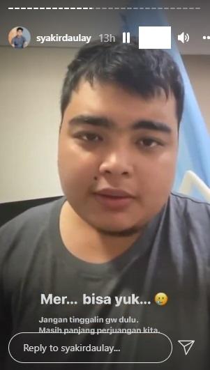 Syakir Daulay kenang video terakhir Ameer Azzikra. (Instagram/@syakirdaulay)