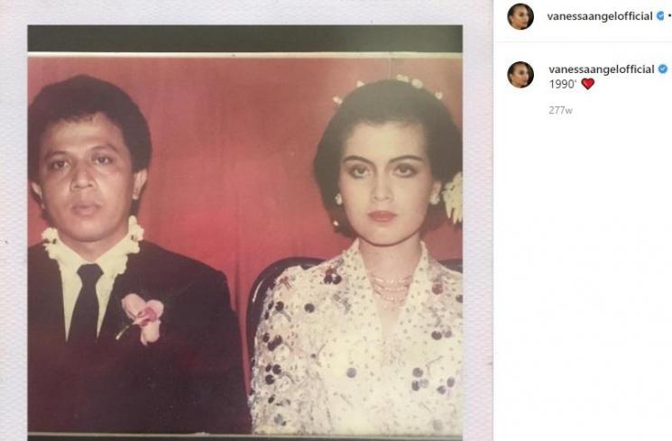 Postingan lawas Vanessa Angel soal orangtuanya. (Instagram/@vanessaangelofficial)