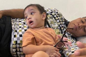 Faisal Ayah Bibi Ardiansyah Peluk Gala Sky: Kelihatan Nyaman