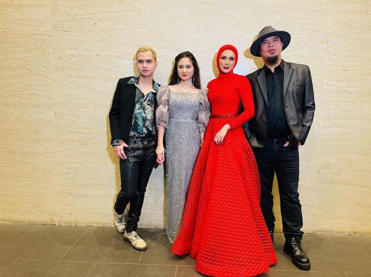Potret Dekat Dul Jaelani dan Mulan Jameela (Instagram/ahmaddhaniofficial)