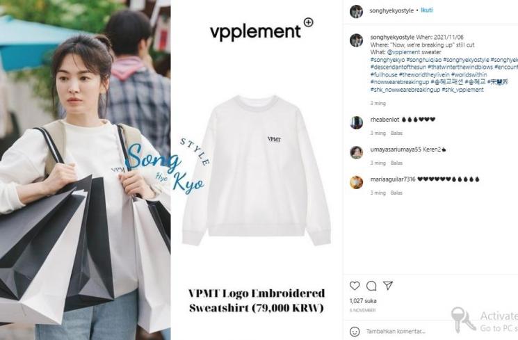 Fashion item Song Hye Kyo (instagram.com)