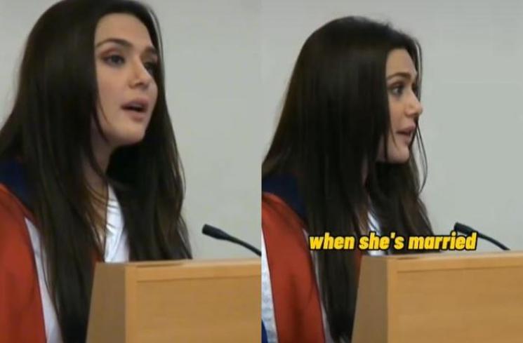 Preity Zinta. (TikTok/@motivationalwolf)