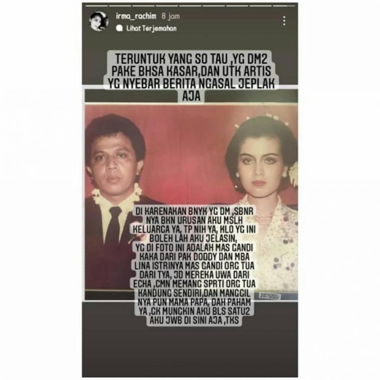 Fakta lain soal foto pengantin yang diunggah Vanessa Angel. (Instagram)