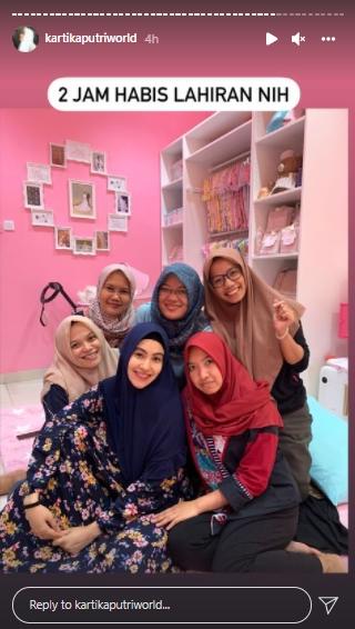Postingan Kartika Putri (Instagram.com)