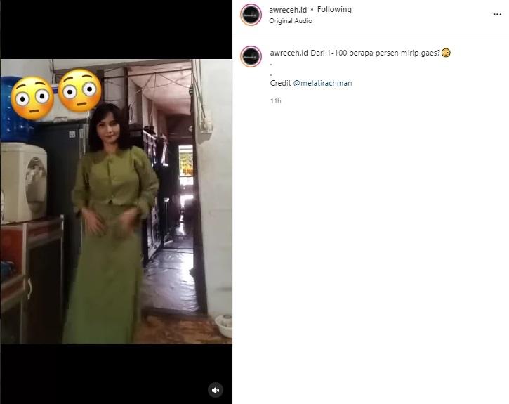 Cewek mirip Vanessa Angel. (Instagram)