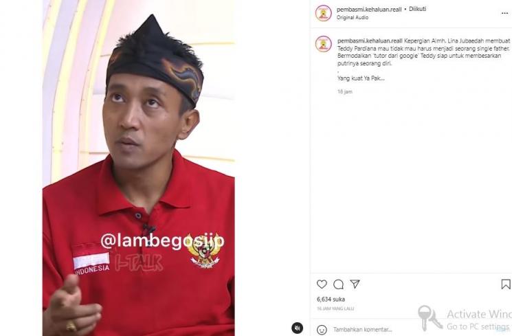 Potret terkini Teddy Pardiyana (instagram.com)