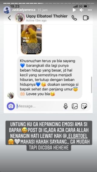 Postingan Zaskia Adya Mecca (Instagram.com)