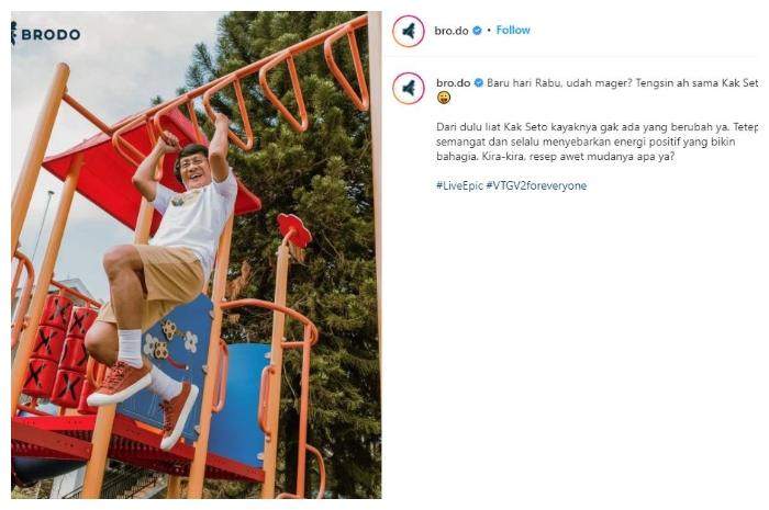 Kak Seto jadi model sepatu. (Instagram)