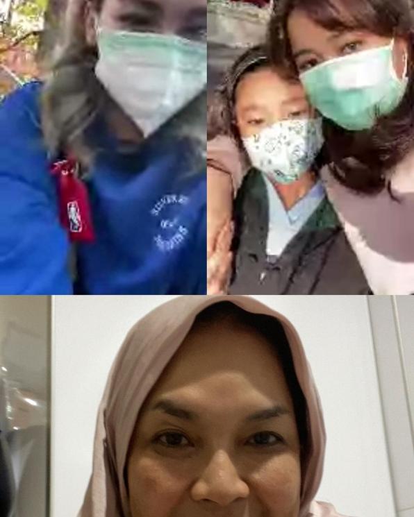 Umi Kalsum ungkap kerinduan pada Ayu Ting Ting dan Bilqis. (Instagram/mom_ayting92_)