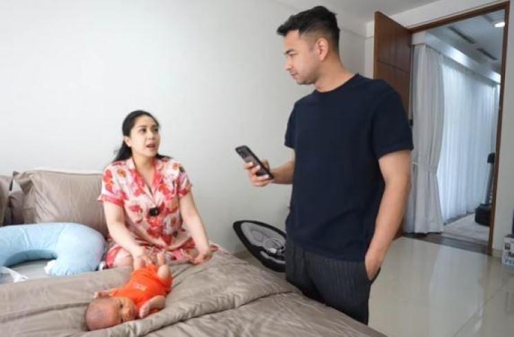 Raffi Ahmad sebut anak keduanya cungkring. (Youtube/RANSEntertainment)