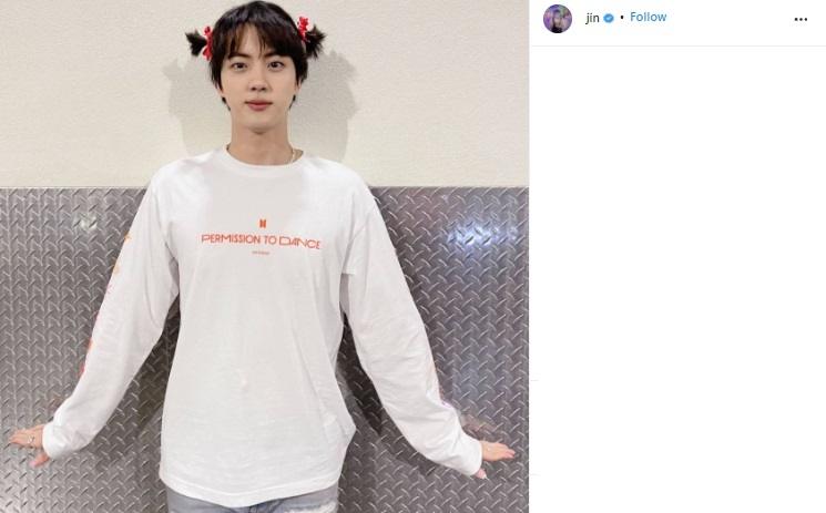 Postingan Perdana Member BTS di Instagram (instagram/@jin)