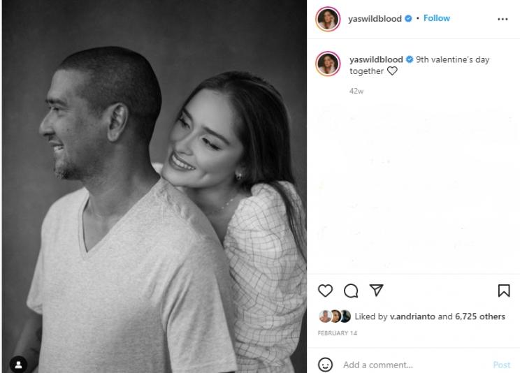 Potret Mesra Yasmine Wildblood dan Suami. (Instagram/yaswildblood)