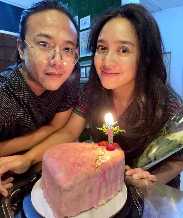 Potret Dea Ananda dan Ariel Nidji. (Instagram/@dea_ananda)