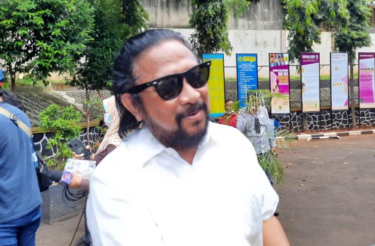 Jamal Mirdad jadi saksi di sidang Kenang Mirdad. (MataMata.com/Ismail)