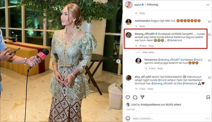 Penampilan Inul Daratista jadi omongan istri Danang DA. (Instagram/@inul.d)