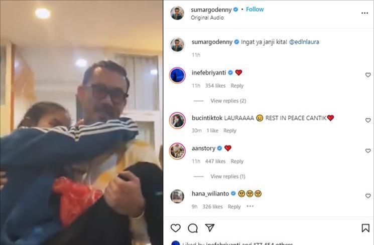Potret Kenangan Laura Anna Bareng Artis. (Instagram/@sumargodenny)