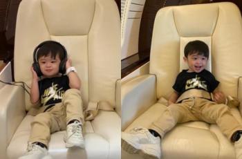 8 Gaya Anak Sandra Dewi Naik Jet Pribadi Hadiah Ulang Tahun dari Ayah: Anak Sultan Sesungguhnya