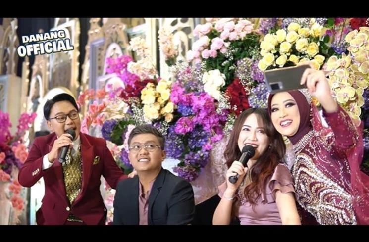 Potret Mewah Acara Ngunduh Mantu Danang DA. (YouTube/DANANG OFFICIAL)