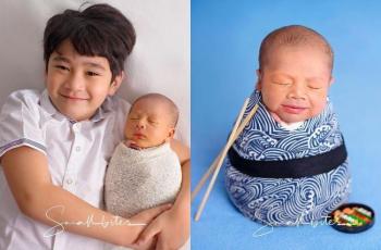 8 Gaya Pemotretan Baby Rayyanza Malik Ahmad: Potret Ganteng Rafathar Bikin Salfok