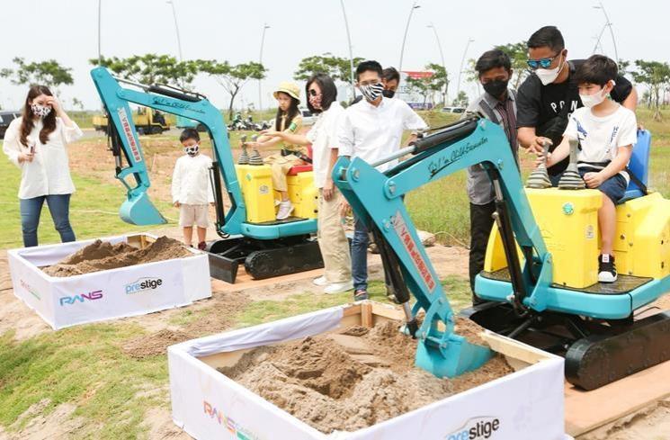 Rafathar di acara Groundbreaking RANS Carnival Zoo di Pantai Indah Kapuk 2, Banten, Jumat (17/12/2021). (MataMata.com/Alfian Winanto)