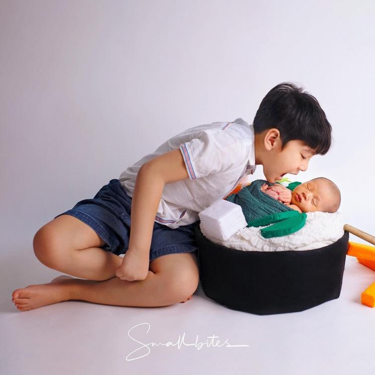 Pemotretan Baby Rayyanza Malik Ahmad (Instagram/@rittarrajagukguk)