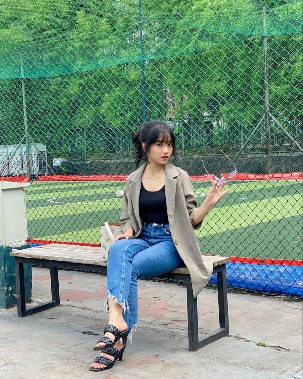 Fuji adik ipar Vanessa Angel. (Instagram/@fuji_an)