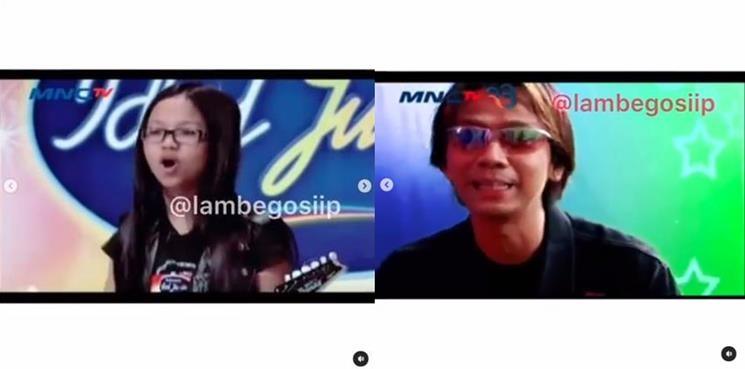 Viral video lawas Mayang ikut Indonesian Idol Junior. (Instagram/@lambegosiip)