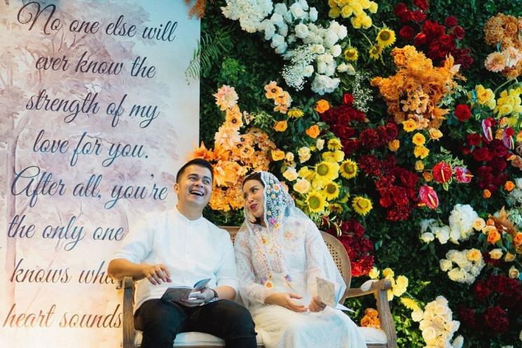 Momen gender reveal Rosiana Dewi (Instagram/handikapratama20)