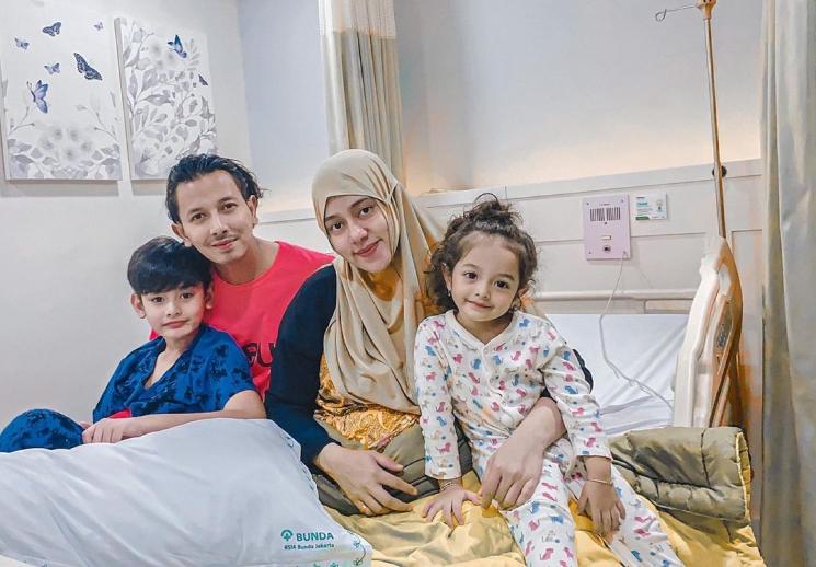 Fairuz A Rafiq melahirkan. (Instagram/@sonnyseptian)