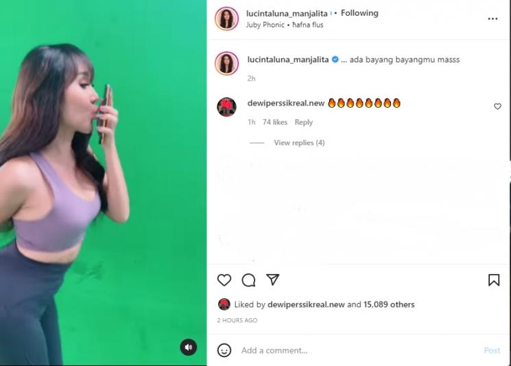 Lucinta Luna diam-diam simpan foto Doddy Sudrajat di hp. (Instagram/lucintaluna_manjalita)