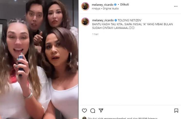 Luna Maya, Melaney Ricardo, Edrick Tjandra dan Ayu Dewi (instagram.com)