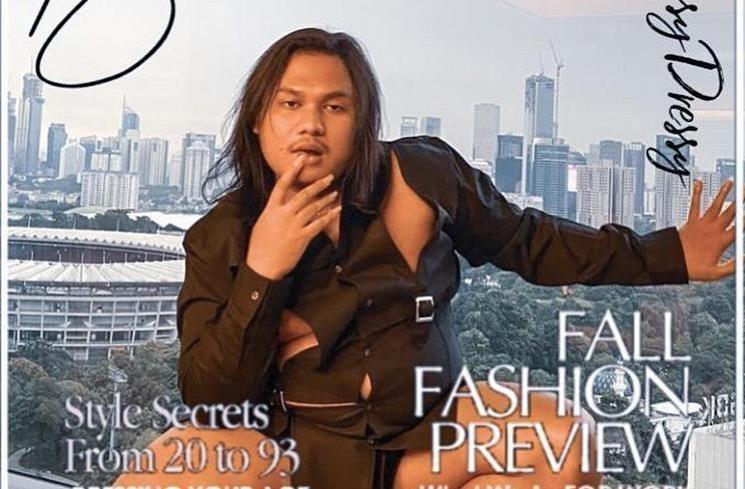 Outfit Unik Keanu Agl. (Instagram/@keanuagl)