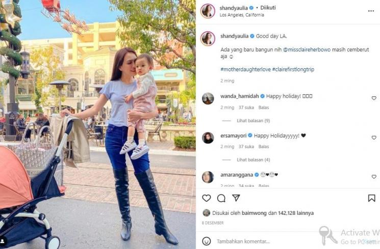 Shandy Aulia dan sang putri (instagram.com)