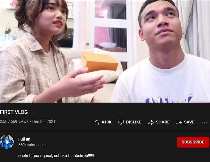 Channel YouTube Fuji. (YouTube)
