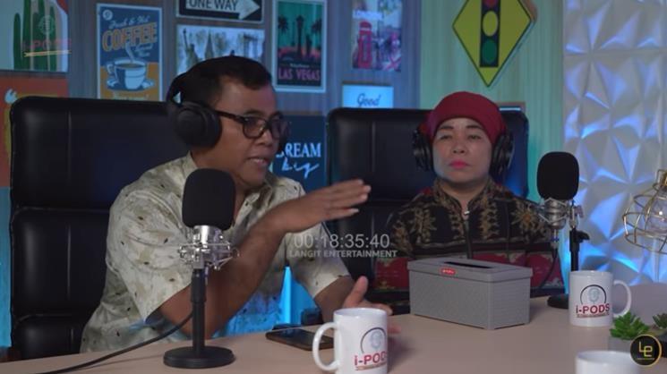Ayah Bibi Ardiansyah, H Faisal di podcast Celine Evangelista. (YouTube/Langit Entertainment)