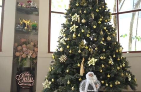 Momen Keluarga Ruben Onsu Rayakan Natal. (YouTube/The Onsu Family)