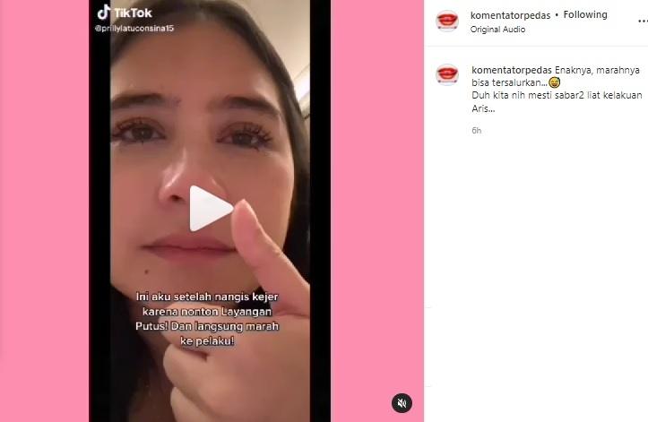 Prilly Latuconsina. (TikTok)