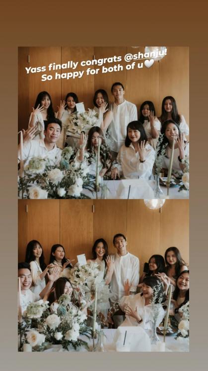 Momen Tunangan Shanju Eks JKT48 dan Jonatan Christie (instagram/@shanju)