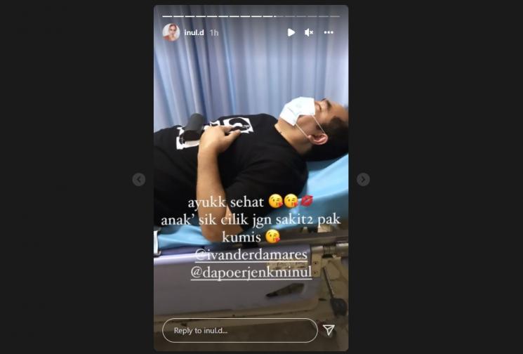 Inul Daratista panik suaminya mendadak sakit. (Instagram/inul.d)