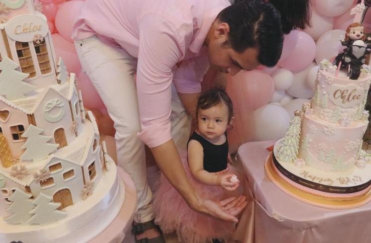 Momen Ulang Tahun Baby Chloe Anak Asmirandah (Instagram/@smirandah89)